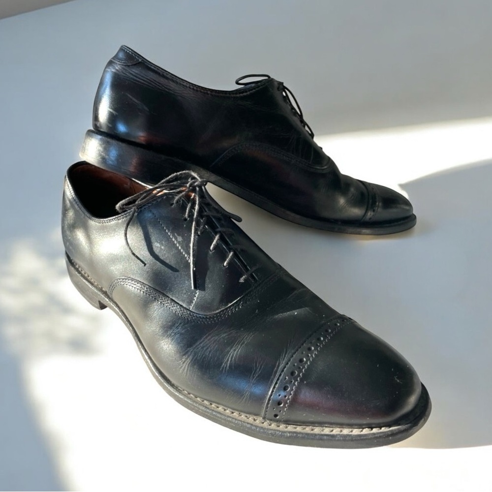 ALLEN EDMONDS Fifth Avenue Cap-toe Oxford Dress Shoe Size 10.5 D